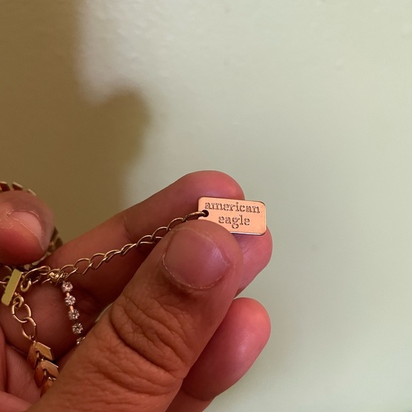 American Eagle Gold and Silver Crystal Bracelet - Picture 7 of 8